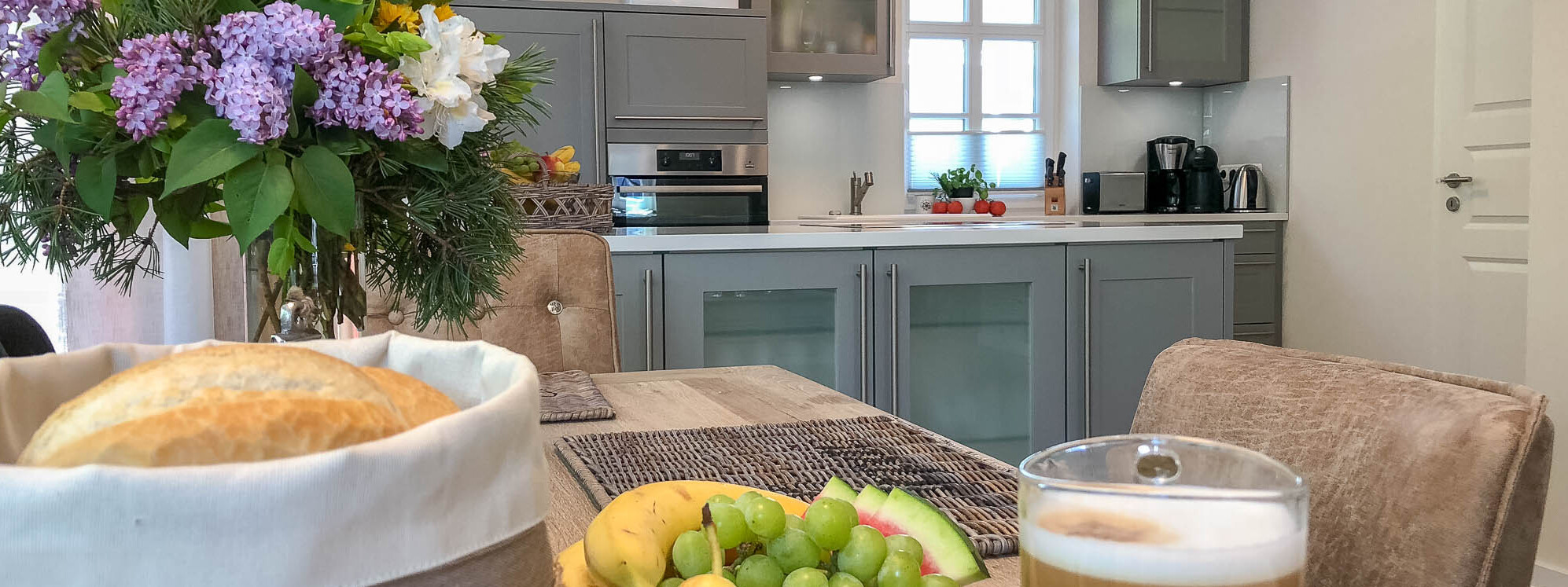 Essbereich im Ferienhaus Prerow Haus "Pinne"